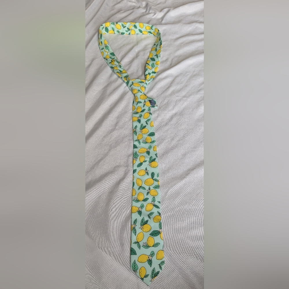 Belluno Lemon 100% Cotton Tie